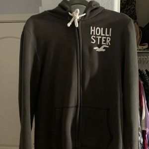 Small Men Hollister Zip Up Jacket